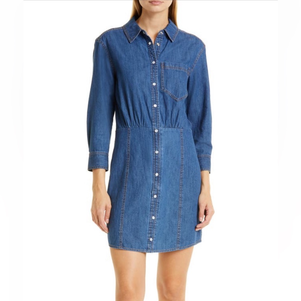 Veronica Beard Indigo Mini Dress
